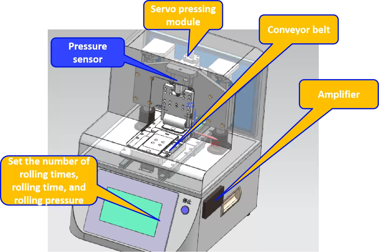 S-type tension pressure sensor assists mobile phone battery rolling test to ensure battery performance