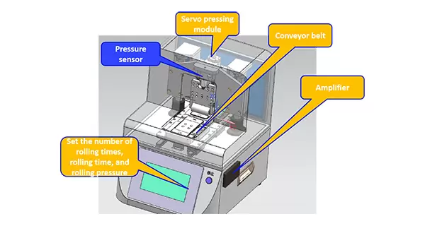 S-type tension pressure sensor assists mobile phone battery rolling test to ensure battery performance
