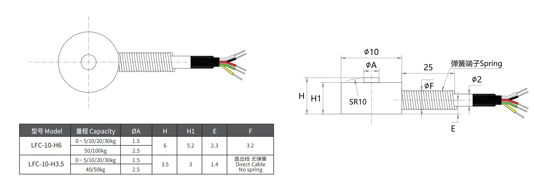 LFC-10 Product Dimension