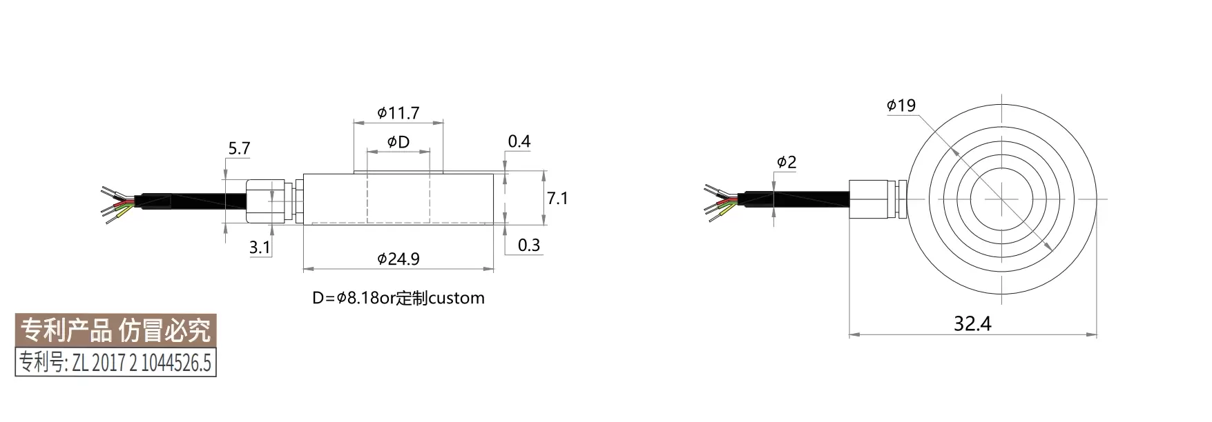LFE-02 Product Dimension