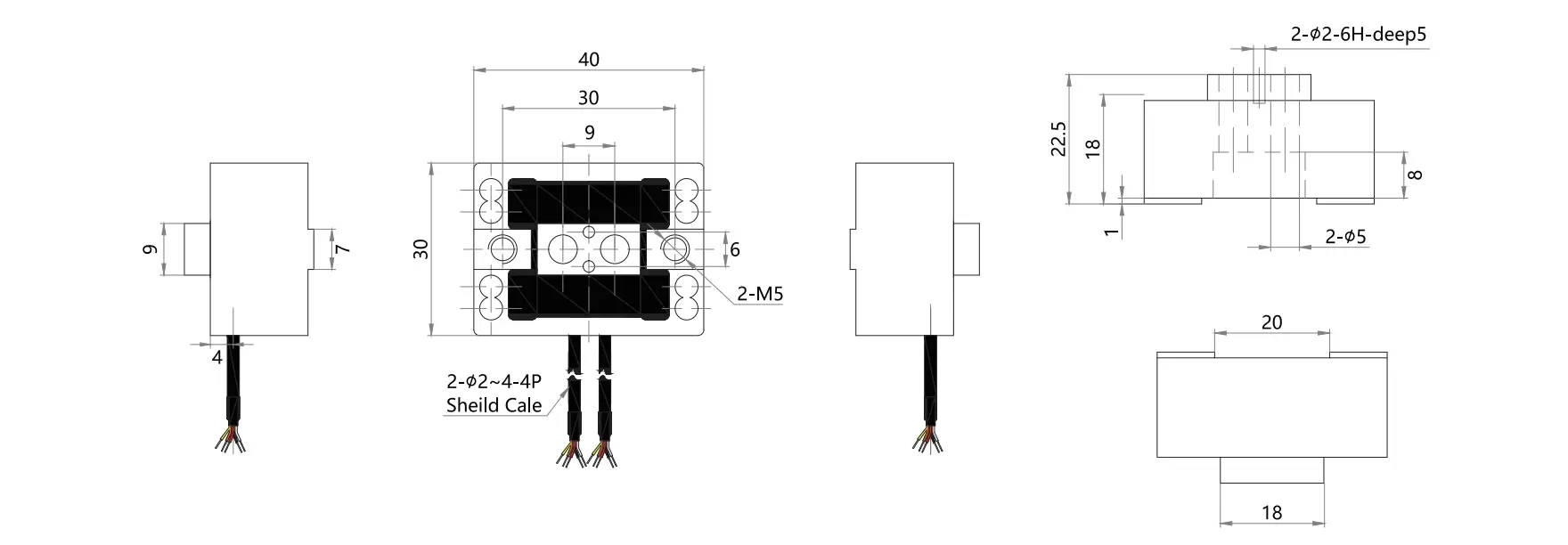 LF-202M Product Dimension