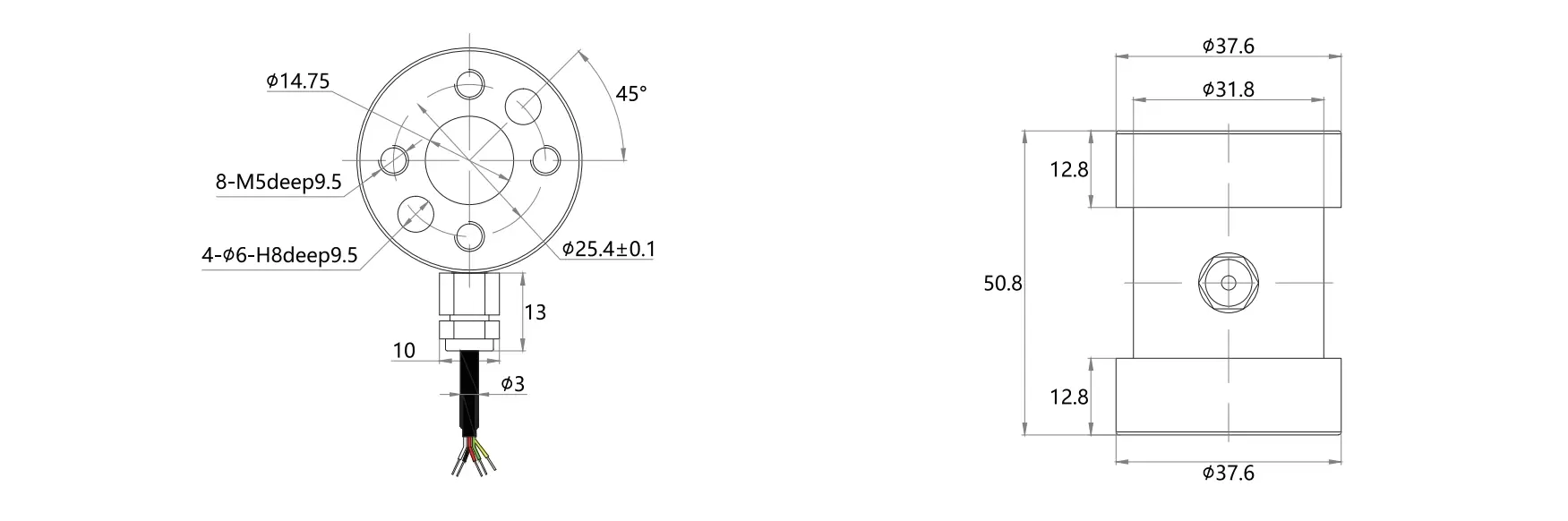 LT-01 Product Dimension